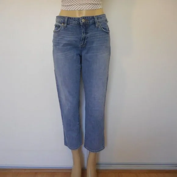 🌸SOLD🌸 LUCKY BRAND Jeans Size 14 Sweet Crop Denim - Picture 2 of 12